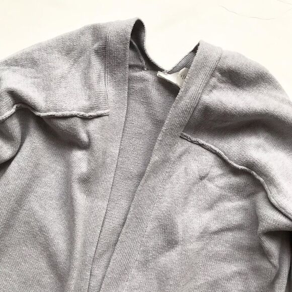 Ivivva gray/pink light knit open cardigan VGUC 14Y - Picture 2 of 6